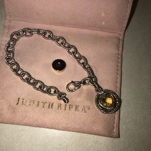Judith Ripka Citrine Sterling Silver bracelet